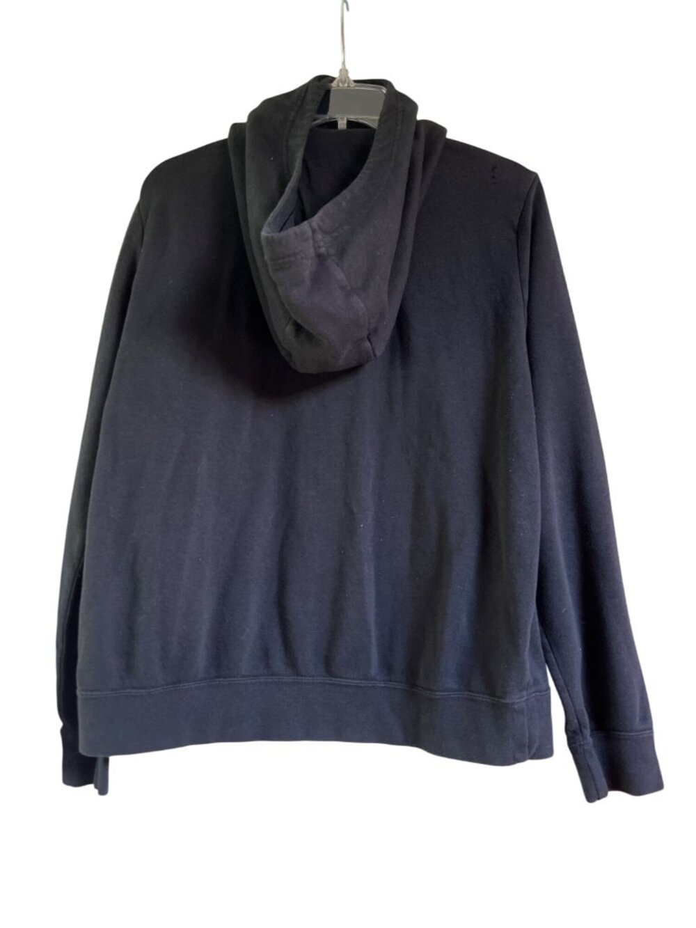 Nike Black Hoodie Sweatshirt L Cotton/Polyester Blend 50e - Picture 3 of 6